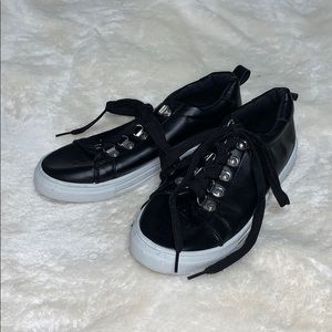 Black sneakers